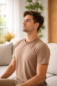 Ejercicios para dolor cervical en casa realizados en Valencia con postura correcta