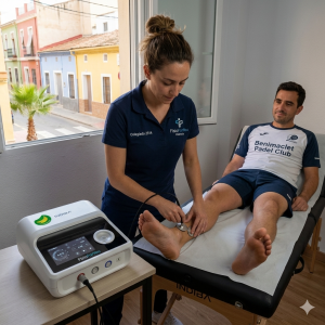 Tratamiento de radiofrecuencia INDIBA® portátil a domicilio en Benimaclet, Valencia - FisioForYou